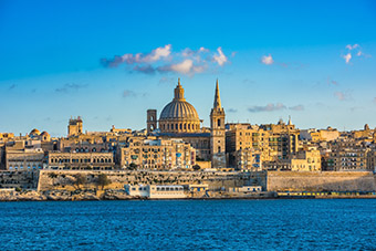A view of Valletta